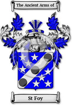 St Foy Family Crest Download (JPG) Legacy Series - 600 DPI